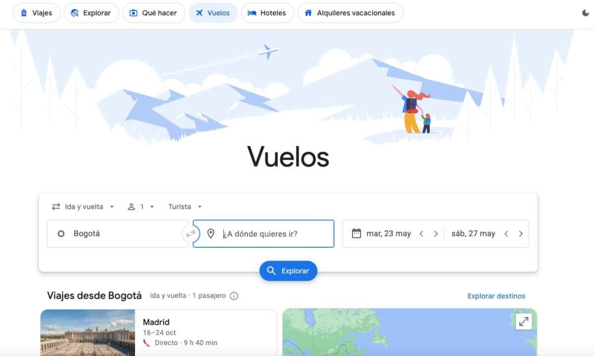 Vuelos más económicos, la nueva función que ofrece Google